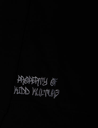 PATCHED ZIP UP JACKET (BLACK)