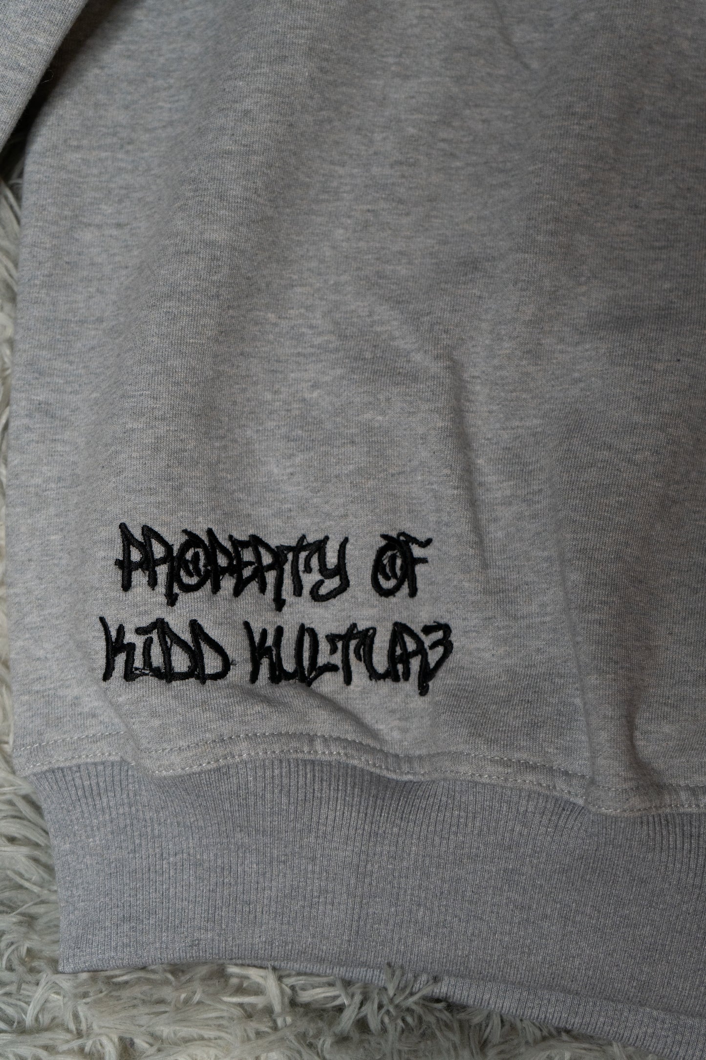 PATCHED ZIP UP JACKET (GREY)