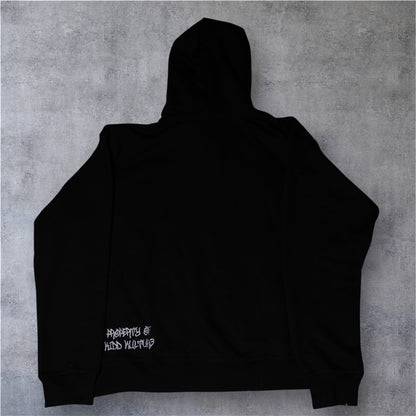 PATCHED ZIP UP JACKET (BLACK)